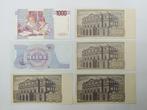 Italië. - 6 x 1.000 Lire - anni vari - inclusa sostitutiva