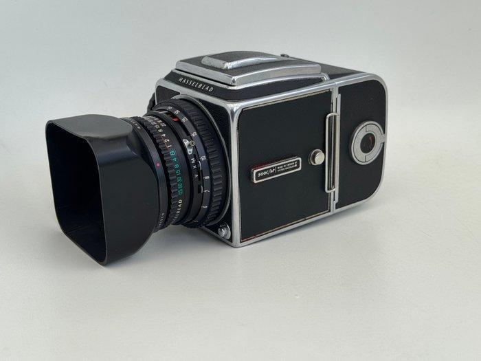 Hasselblad 500C/M + Carl Zeiss Planar 2,8/80mm + A12, Audio, Tv en Foto, Fotocamera's Analoog