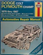 Dodge Colt/Plymouth Champ Owners Workshop Manual, Verzenden