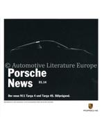 2014 PORSCHE NEWS BROCHURE DUITS, Boeken, Ophalen of Verzenden, Nieuw