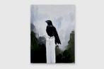 Matthieu van Riel - Black Bird on a White Pole