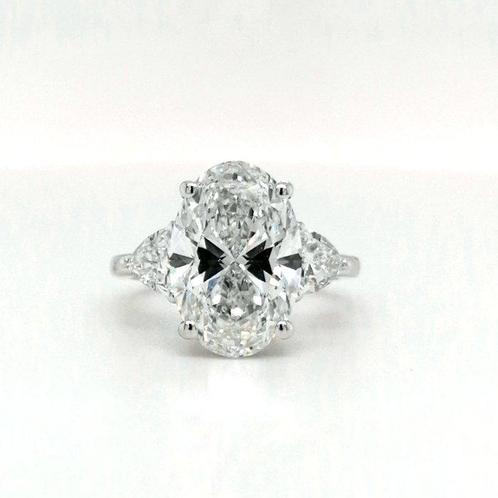 Sans Prix de Réserve - Bague - 18 carats Or blanc -  7.00ct., Handtassen en Accessoires, Ringen