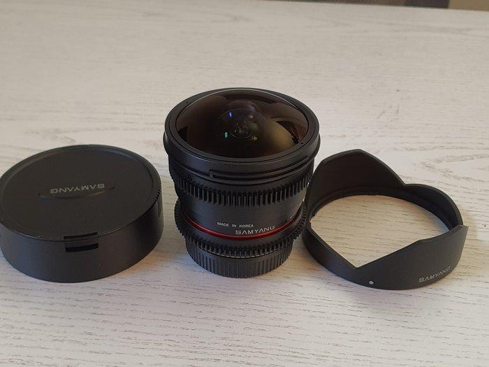 Samyang Optics 8mm T3.8 UMC CS II Fisheye lens, TV, Hi-fi & Vidéo, Appareils photo numériques