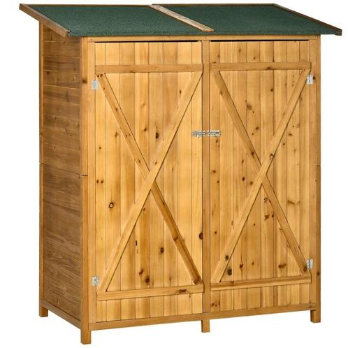 TRUUSK Tuinkast Gereedschapsschuur Met 2 Deuren Gereedschaps, Tuin en Terras, Bergingen en Tuinkasten, Verzenden