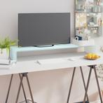 vidaXL TV-meubel/monitorverhoger 100x30x13 cm glas groen, Huis en Inrichting, Kasten |Televisiemeubels, Verzenden, Nieuw