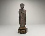 Amida Boeddha - Hout, Verguld, Lak - Japan - Edo Periode, Antiek en Kunst