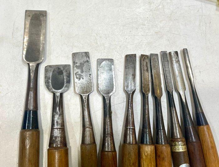 Werkgereedschap (10) - Japans beitels, Antiquités & Art, Antiquités | Assiettes décoratives & Carrelages