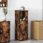 vidaXL Badkamerkast Gerookt eiken 30 x 35 x 95 cm Bewerkt, Huis en Inrichting, Verzenden, Nieuw