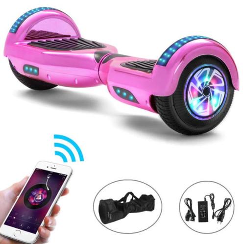 Elektrisch E-Scooter Hoverboard met Bluetooth Speaker - 6.5, Fietsen en Brommers, Scooters | Overige merken, Nieuw, Verzenden