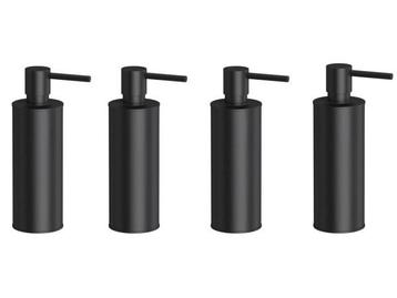 Veiling - 4x Novio zeepdispenser staand 150ml Umea mat zwart beschikbaar voor biedingen