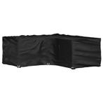 vidaXL Tuinmeubelhoezen met 12 oogjes L-vormig 185x185x70 cm, Tuin en Terras, Verzenden, Nieuw