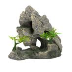 Overhangende rots met tempel / Aquarium decoratie As-921, Dieren en Toebehoren, Verzenden, Nieuw