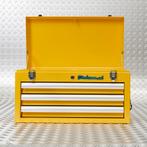 Datona Gereedschapskist met drie lades - geel - Datona, Doe-het-zelf en Bouw, Gereedschapskisten, Ophalen of Verzenden, Nieuw