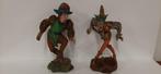 sculptuur, Figure da presepe - 36 cm - Hout, Antiek en Kunst