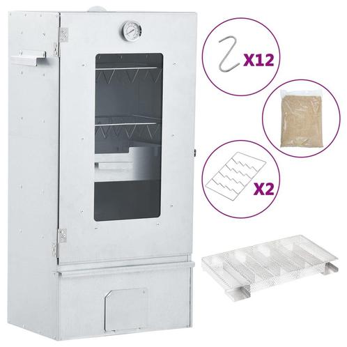 vidaXL BBQ-rookoven met koude rookgenerator gegalvaniseerd, Elektronische apparatuur, Overige elektronische apparatuur, Nieuw
