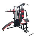 Krachtstation - home gym - met 68 kg gewicht - en bokszak, Sport en Fitness, Ophalen of Verzenden, Nieuw
