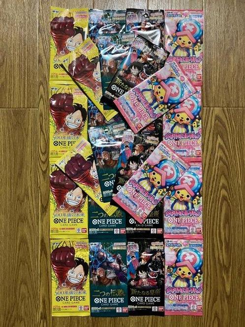 Bandai - 24 Booster pack - 4 different packs 6 sets - ONE, Hobby & Loisirs créatifs, Jeux de cartes à collectionner | Autre