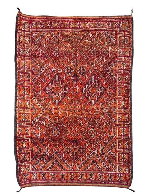 Moroccan Berber Vintage Wool Rug - Berber - Vloerkleed - 210, Huis en Inrichting, Stoffering | Tapijten en Vloerkleden