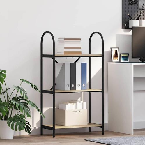 vidaXL Boekenplank Sonoma eiken Bewerkt hout, Huis en Inrichting, Kasten | Boekenkasten, Nieuw, Verzenden