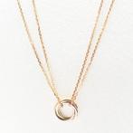 Cartier - Ketting met hanger - Trinity - 18 karaat Geel, Handtassen en Accessoires, Antieke sieraden