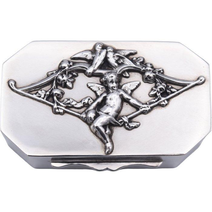 Doos - Cupido - .925 zilver, Antiek en Kunst, Antiek | Zilver en Goud