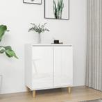 vidaXL Dressoir met houten poten 60x35x70 cm spaanplaat, Huis en Inrichting, Kasten | Dressoirs, Verzenden, Nieuw