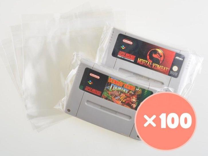 100x Super Nintendo Cart Bag, Computers en Software, Computerbehuizingen, Verzenden