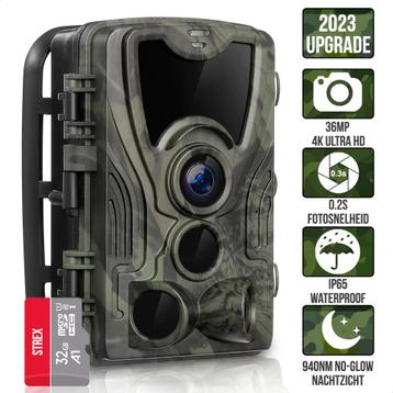 Strex Wildcamera met WiFi en Nachtzicht - 36MP 4K ULTRA HD - beschikbaar voor biedingen