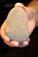 Neolithisch Vuursteen Perzikgewicht, kern... - 90 mm (Zonder, Antiek en Kunst