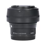 Sigma 56mm f/1.4 DC DN Contemporary (Canon EF- met garantie, Ophalen of Verzenden, Gebruikt