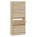 Schoenenkast Sonoma Eik - Slim Opbergen - Retour Deal, Huis en Inrichting, Kasten | Schoenenkasten, Verzenden, Nieuw, Modern en trendy design