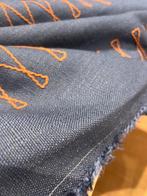 Lino 30% ricamato 900 x 140 - Textiel - 900 cm - 140 cm