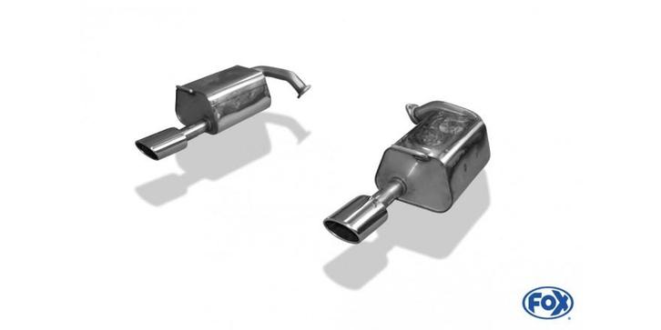 FOX Mazda 6 facelift einddemper eind rechts/links single flo, Autos : Pièces & Accessoires, Systèmes d'échappement, Envoi