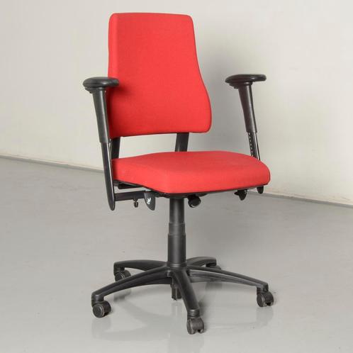 BMA Axia bureaustoel, rood, 4D armleggers,, Huis en Inrichting, Bureaustoelen, Gebruikt, Ophalen of Verzenden