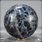 Sphère rare en gabbro indigo , Madagascar- 1136.16 g