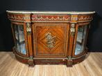 Credenza - Brons, Glas, Hout, Marmer, Messing