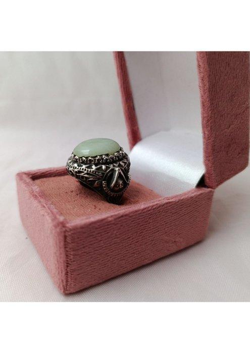 Jade - Argent, nine cent twenty-five - Bague - Soleil de, Verzamelen, Militaria | Algemeen
