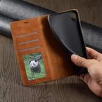 iPhone 15 Pro Wallet Flip Case - Portefeuille Cover PU Leer, Verzenden