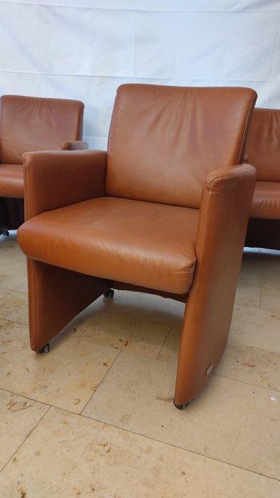 Himolla - Fauteuil (5) - Leder, Antiek en Kunst, Antiek | Meubels | Stoelen en Sofa's