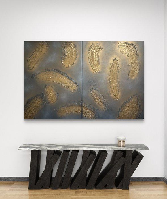 LeeJaimy - Marks of the Ether XL, Antiek en Kunst, Kunst | Schilderijen | Modern