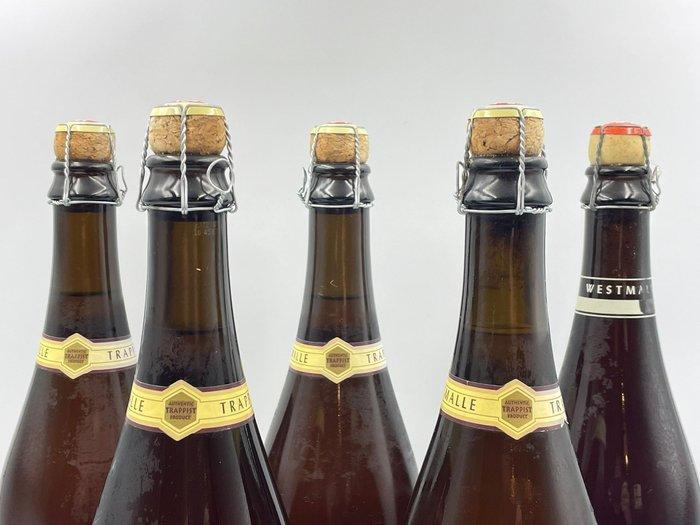 Westmalle - Trappist Tripel - 75cl - 5 flessen, Verzamelen, Wijnen