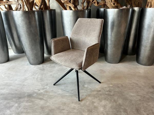 Veiling - Armstoel Davidson (set van 4) Draaibaar - Stof - B, Huis en Inrichting, Stoelen