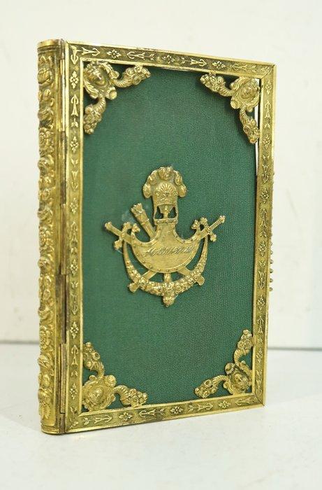 Carnet de notes et calendrier gravé pour 1818 [Reliure en, Antiek en Kunst, Antiek | Boeken en Manuscripten