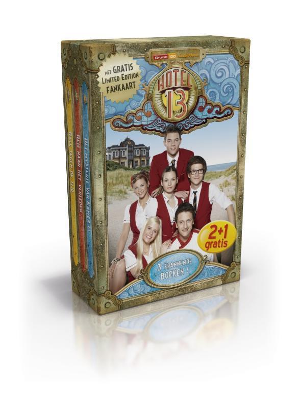 Hotel 13 verzamelbox boek 1 2 3 9789059169548 Gert Verhulst, Boeken, Kinderboeken | Jeugd | 13 jaar en ouder, Zo goed als nieuw