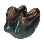Figurine - Yoga meditatie sculptuur - Bronze, Antiek en Kunst