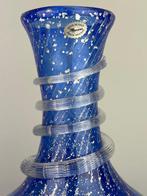 Vaas - Glas - Blauw glas Murano