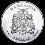 Barbados. 1 Dollar 2022 Pelican, 1 Oz (.999) (Zonder, Postzegels en Munten