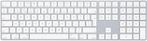 Apple Magic Keyboard met numeriek toetsenblok (Zweeds, Computers en Software, Toetsenborden, Ophalen of Verzenden, Zo goed als nieuw