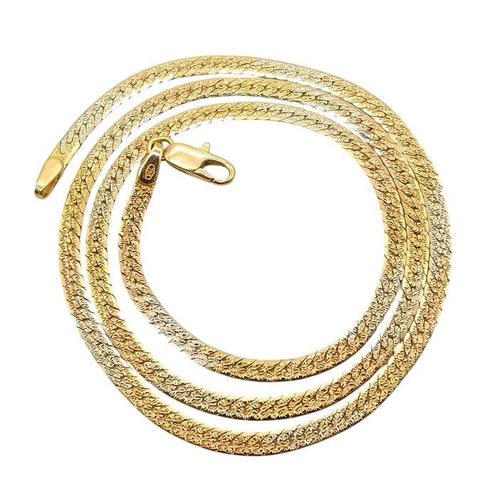 Halsketting - 18 karaat Geel goud, Roségoud, Witgoud, Handtassen en Accessoires, Kettingen