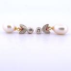 Zonder minimumprijs - Oorbellen Roségoud, Zilver - 0.40ct.